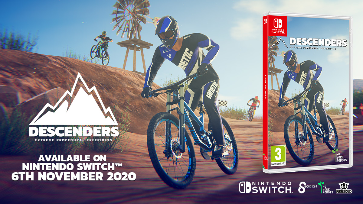 Descenders rides to Nintendo Switch on November 6 Bumble3ee Interactive